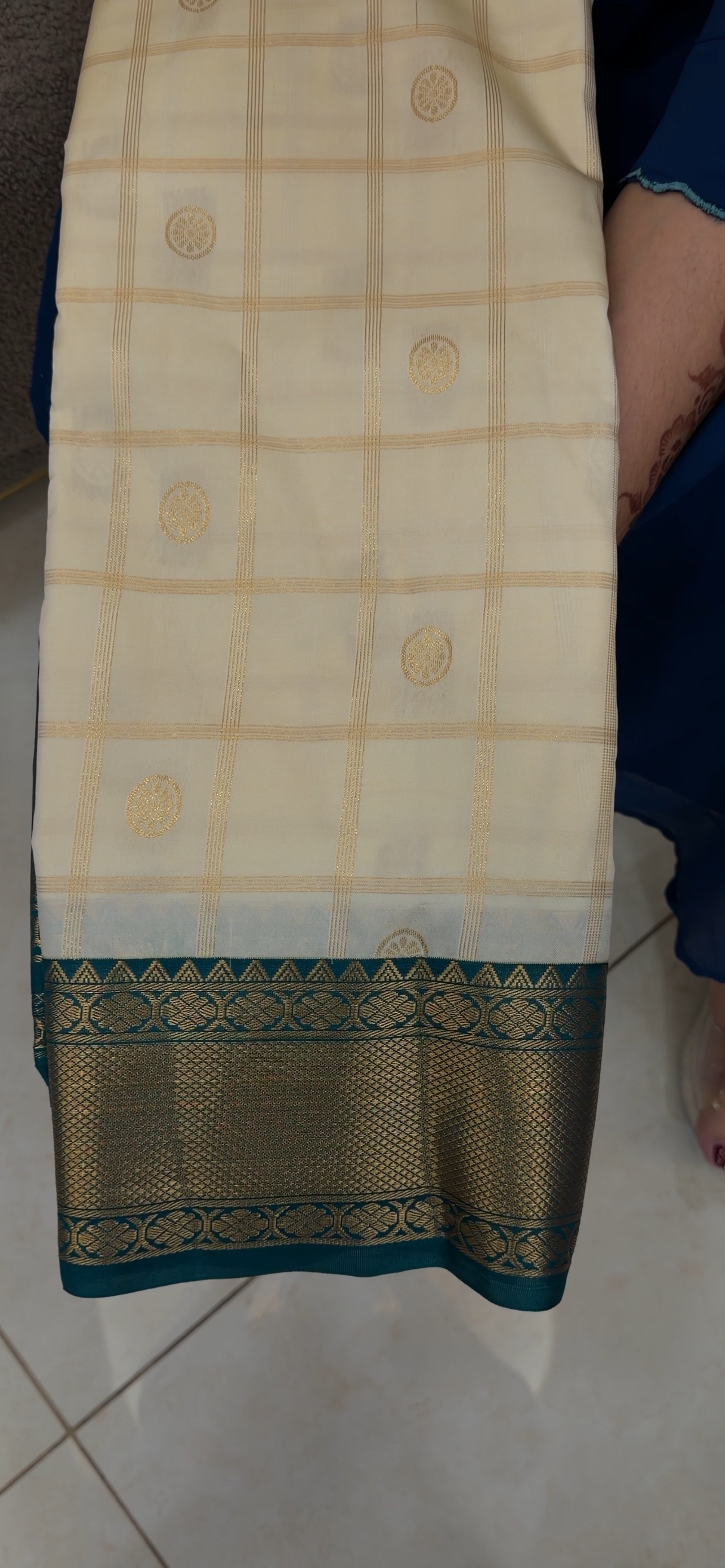 SEMI KANCHIPURAM SAREES -  IHA 33084