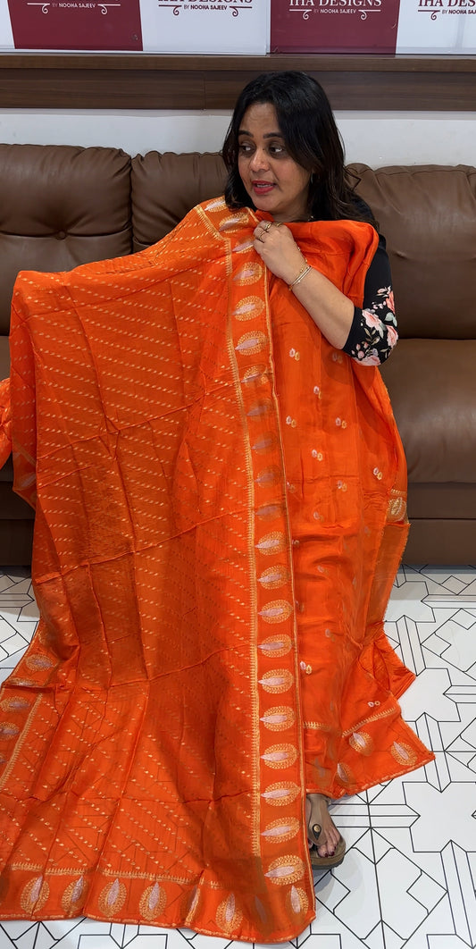 CRAPE BANARASI UNSTITCHED SALWAR SUITS - IHA 26712