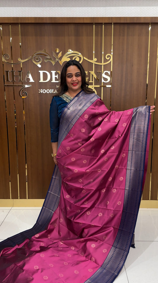 SEMI SILK SAREES - IHA 22994