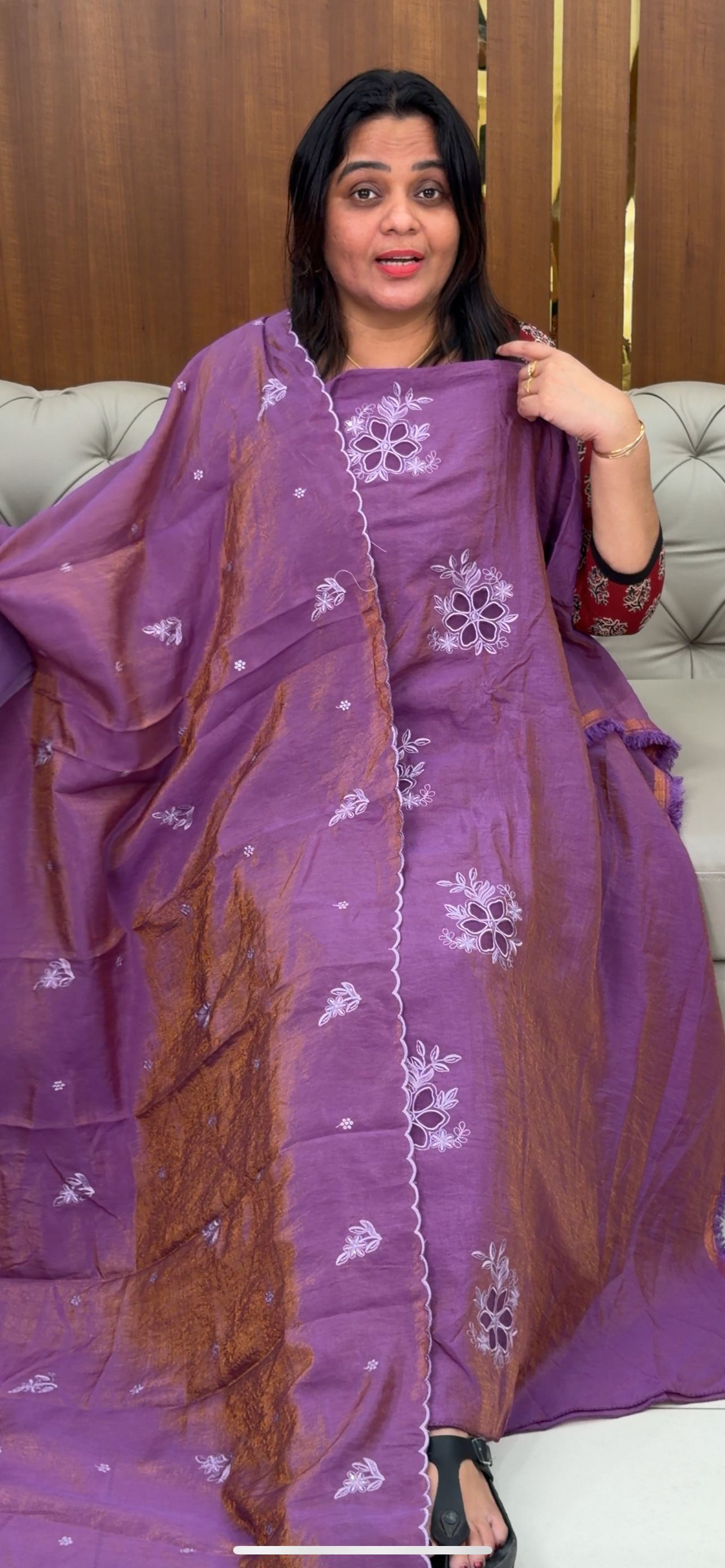 SEMI RAW SILK UNSTITCHED SALWAR SUITS - IHA 29014