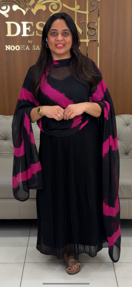 IHA'S IN-HOUSE SLITTED TOP AND DUPATTA - IHA 29830