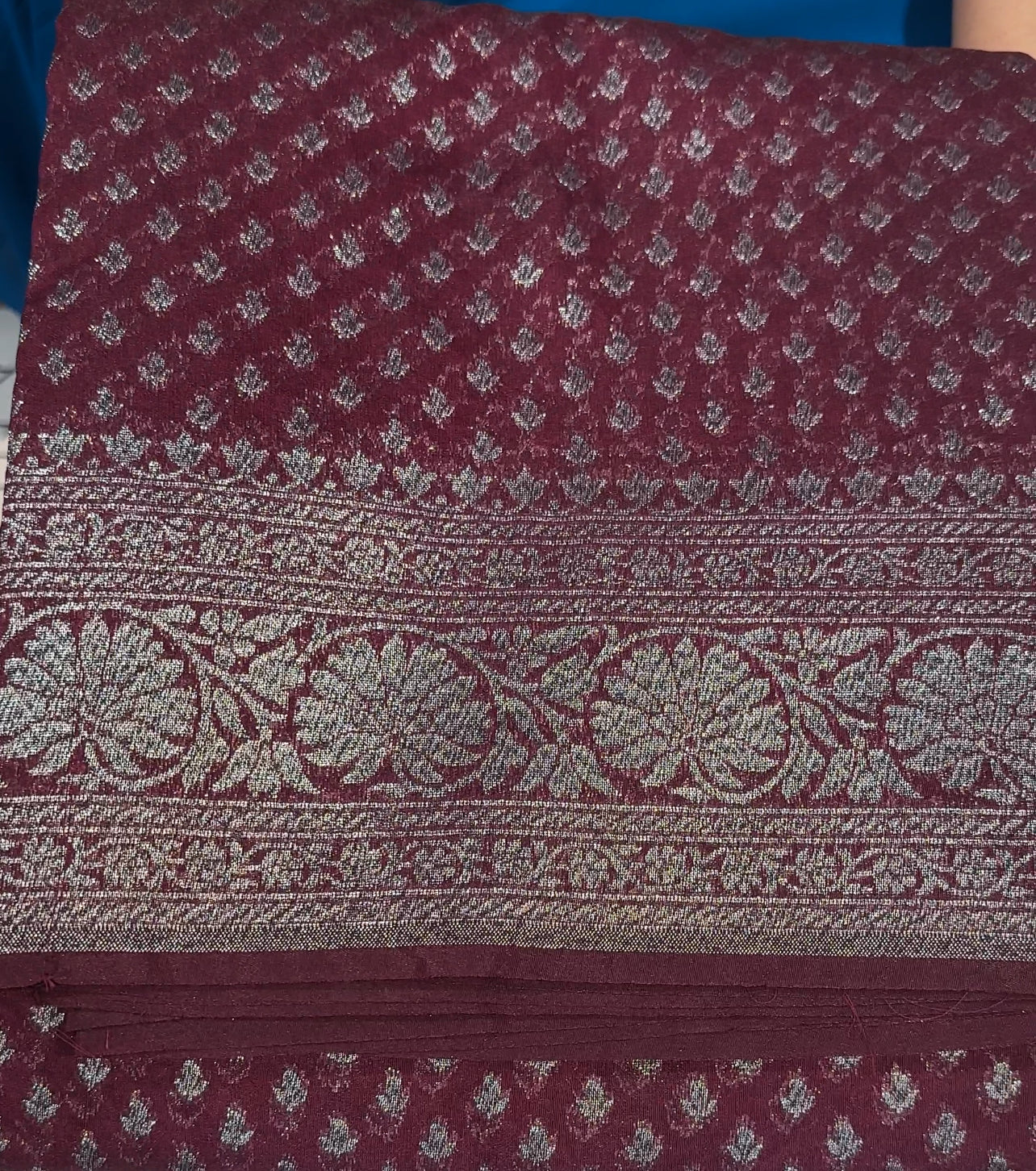 SEMI BANARASI SAREES - IHA 17281