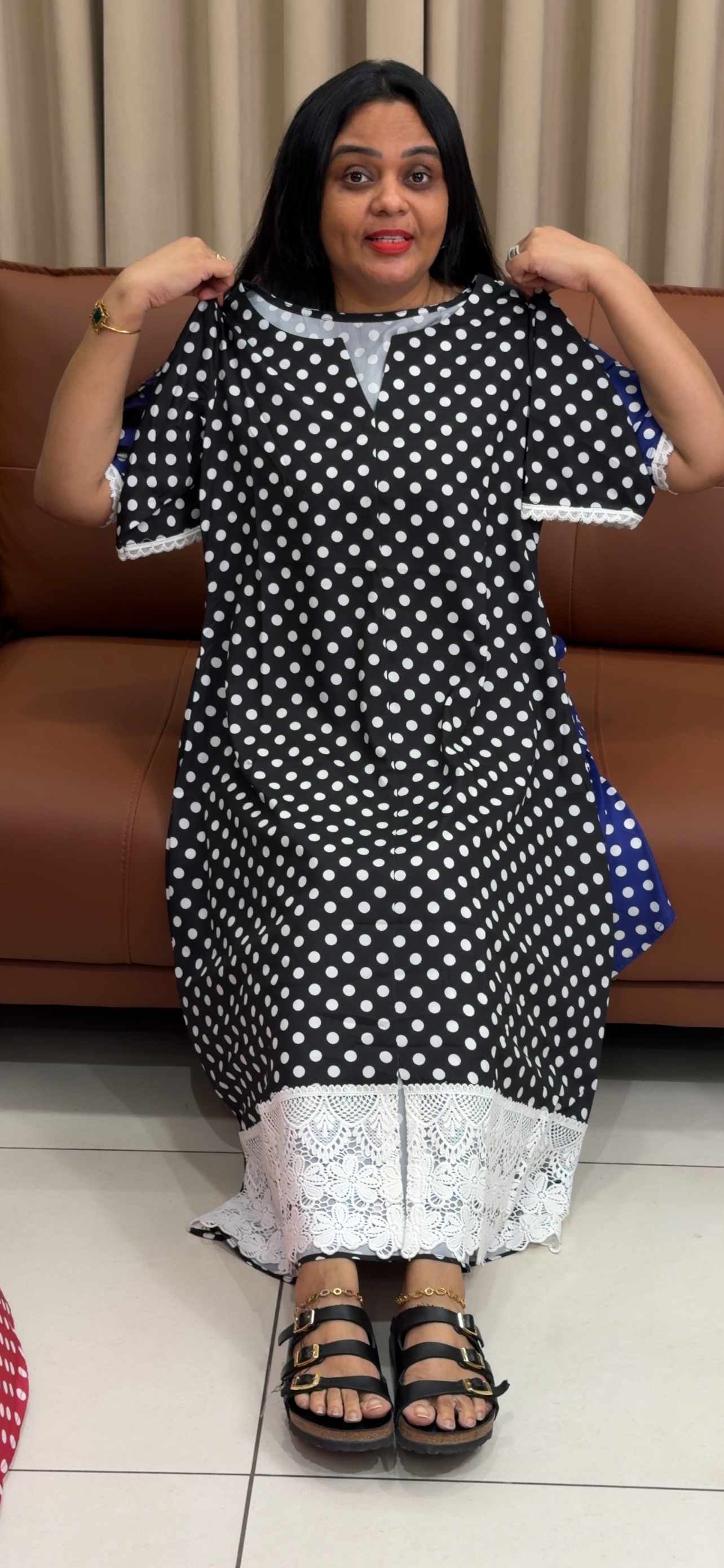 IHA'S IN-HOUSE CRAPE FROCKS - IHA 35266