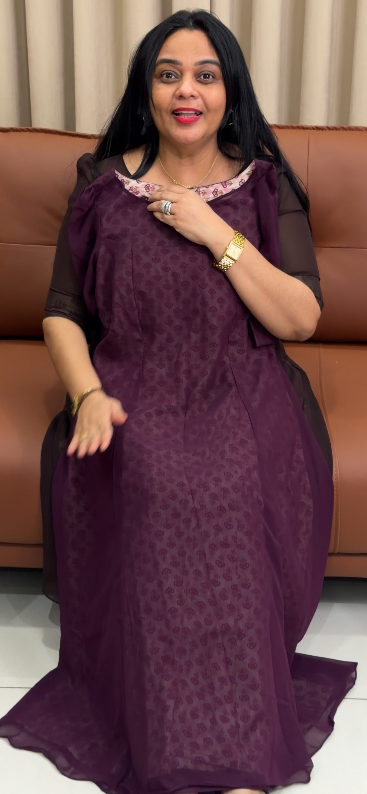 IHA'S IN-HOUSE GEORGETTE TOPS - IHA 35285