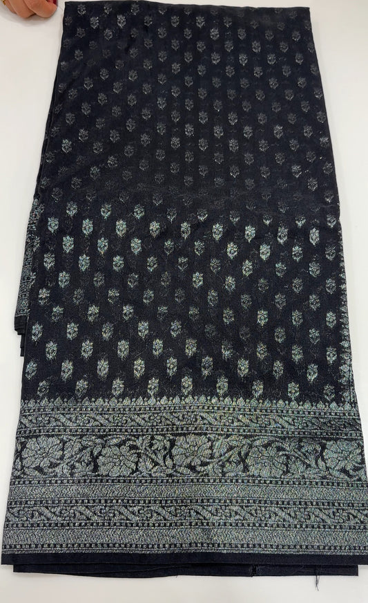 SEMI BANARASI SAREES - IHA 25539