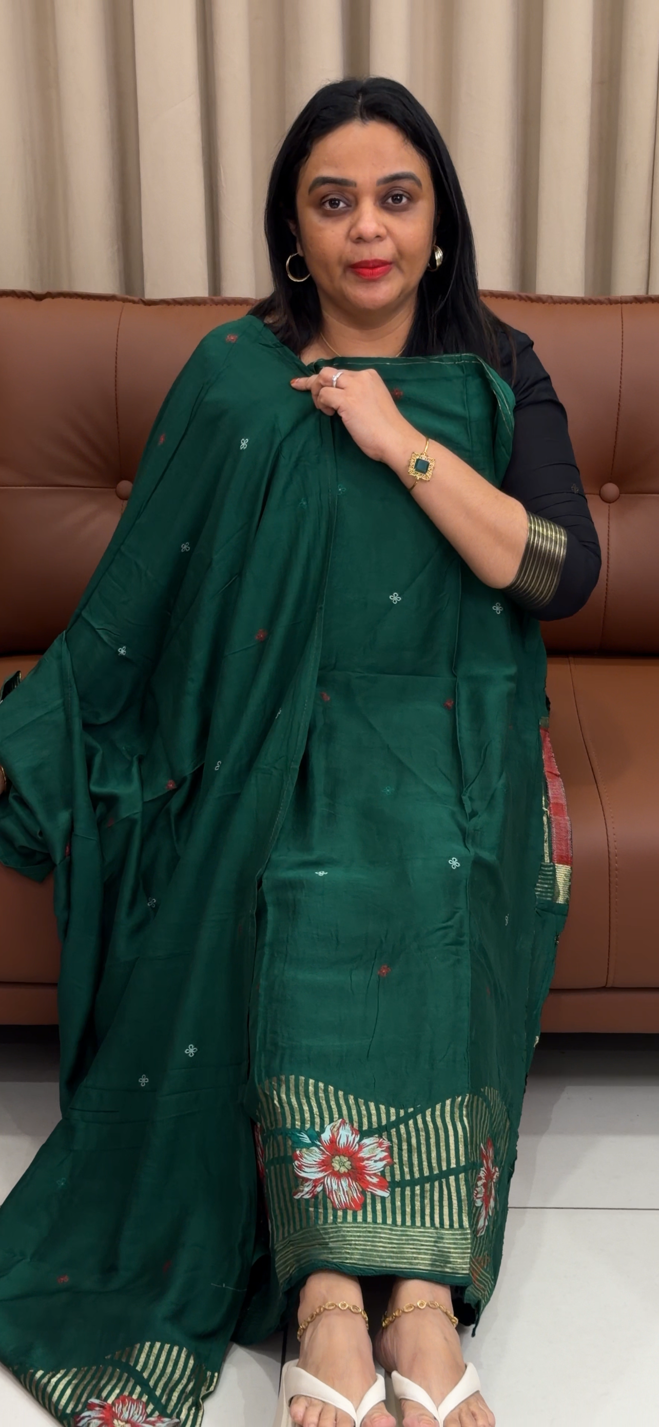 FORWARD SOFT MUL UNSTITCHED SALWAR SUITS - IHA 33498