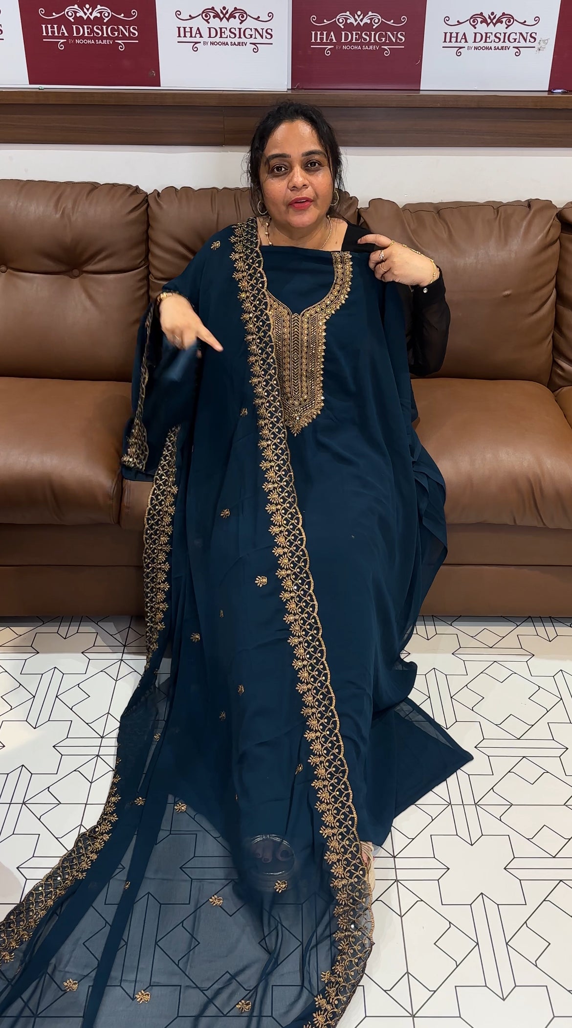 FORWARD UNSTITCHED SALWAR SUITS - IHA 26578