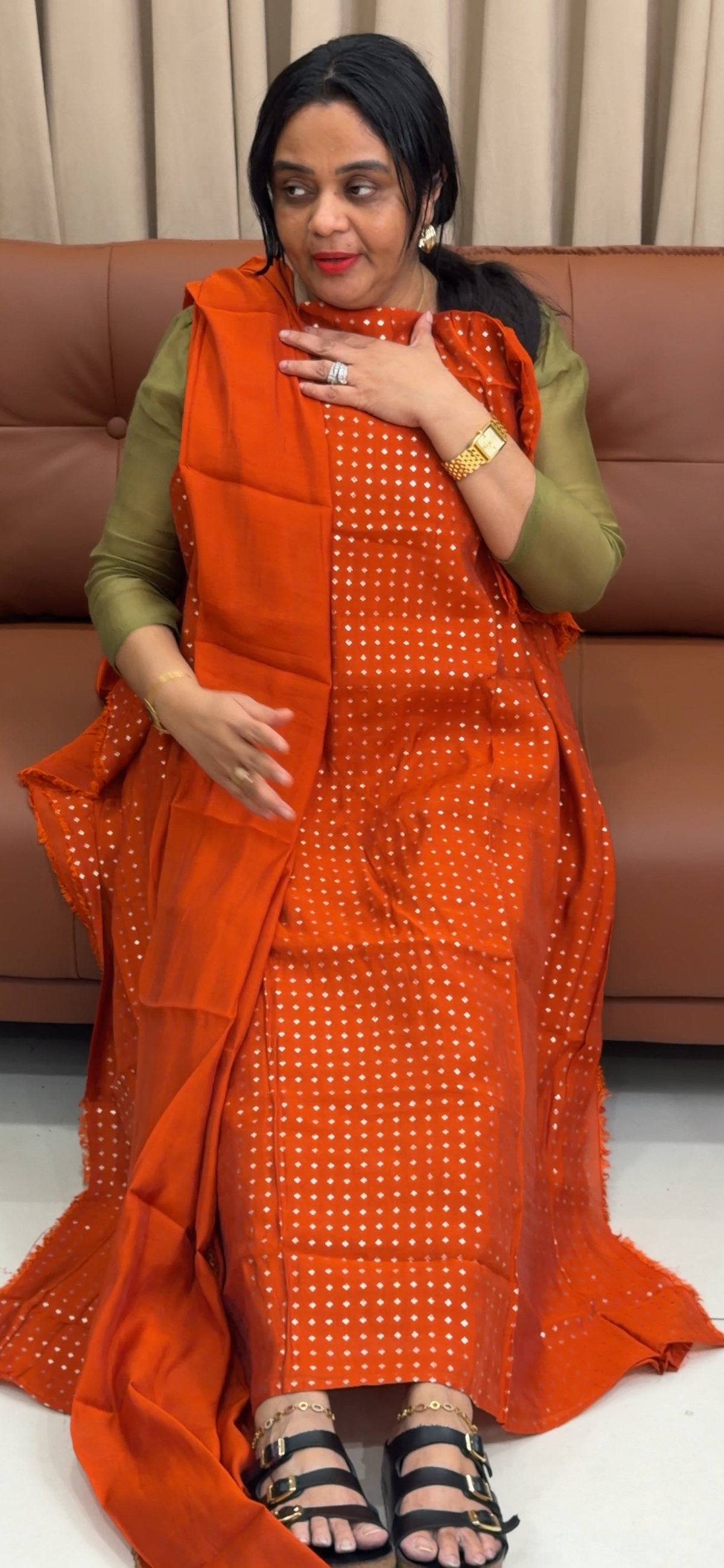OFFER SALES UNSTITCHED SALWAR SUITS - IHA 35363