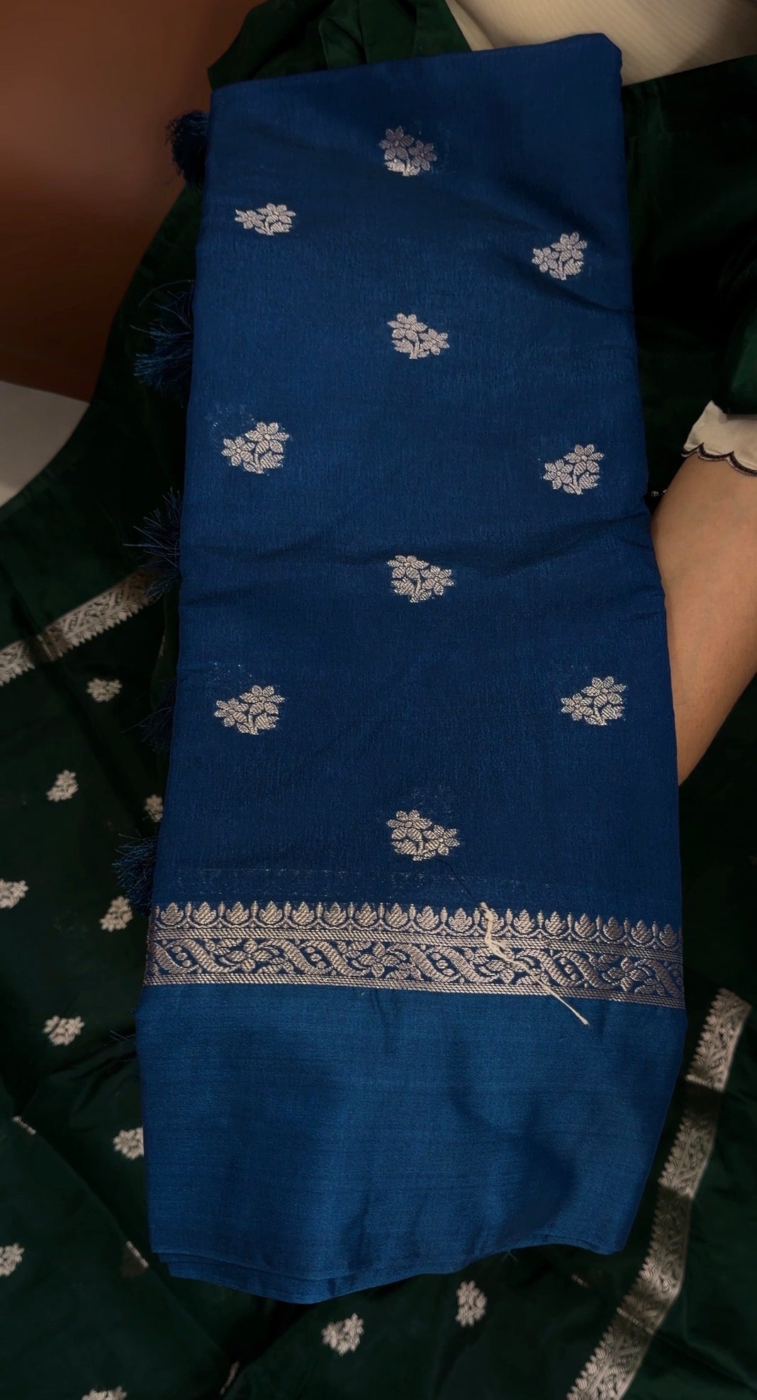 SEMI BANARASI SAREES - IHA 34061
