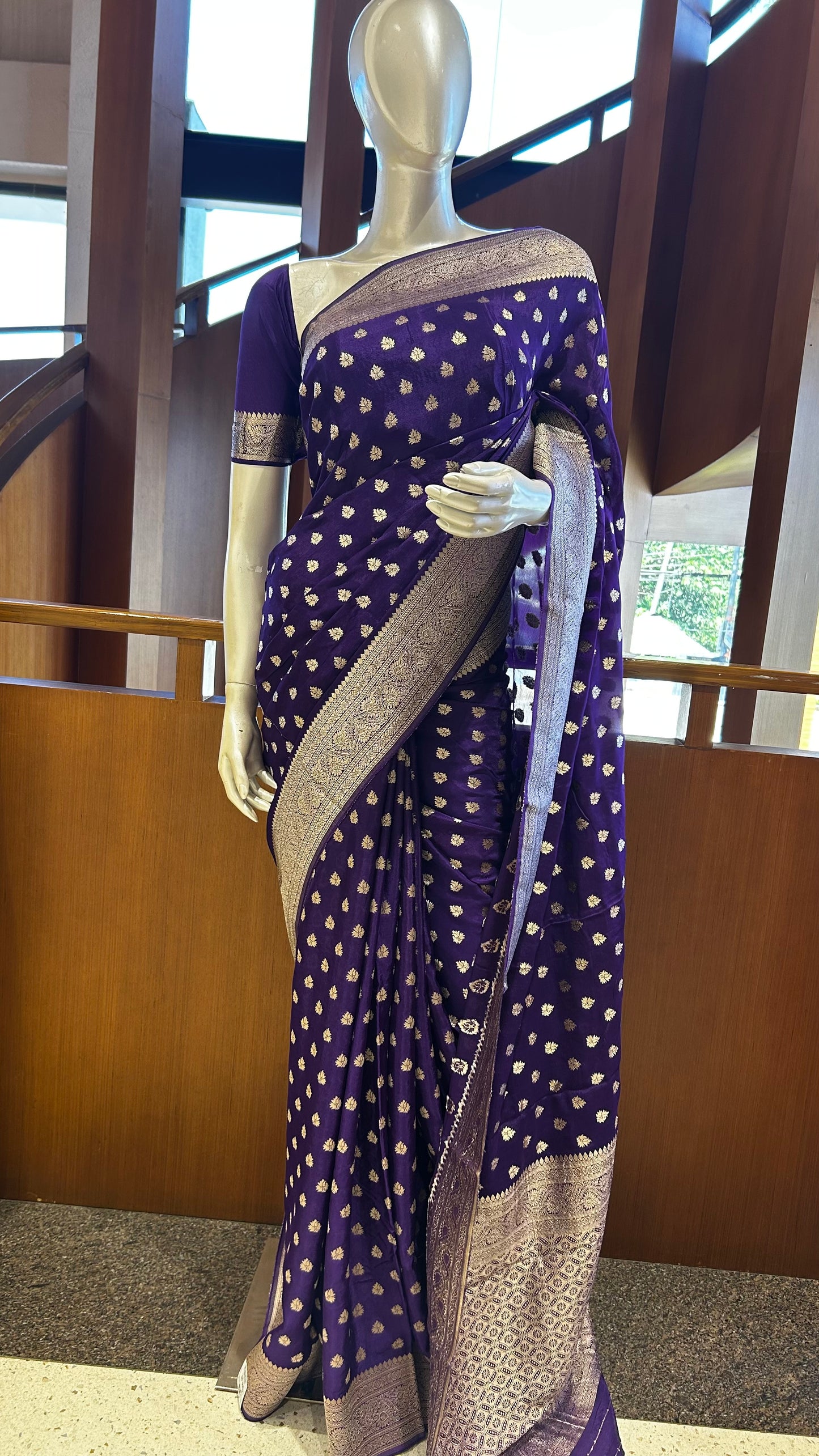 DESIGNER BANARASI SAREES - IHA 28637