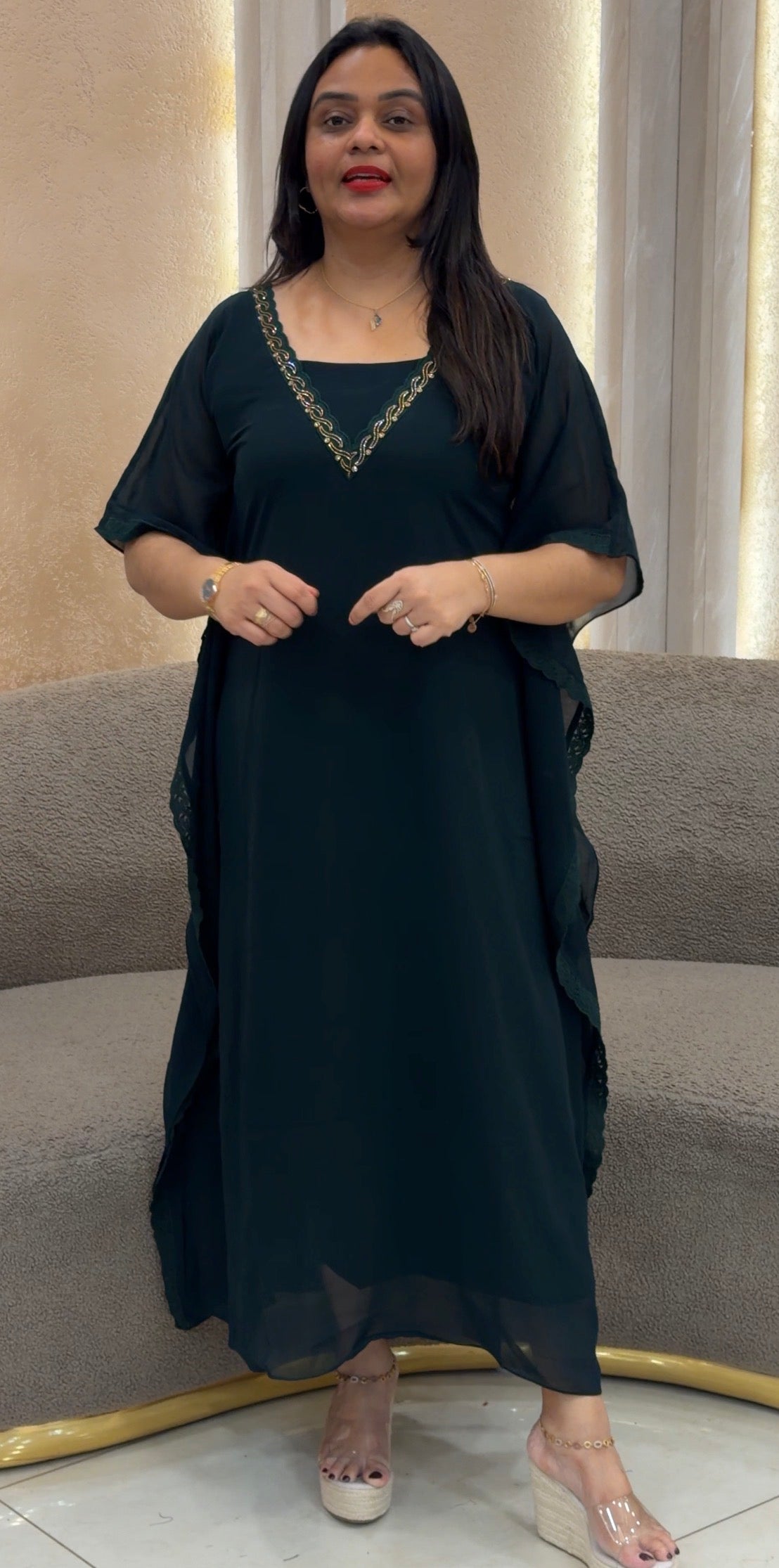 IHA'S IN-HOUSE KAFTAN TOPS - IHA 33807