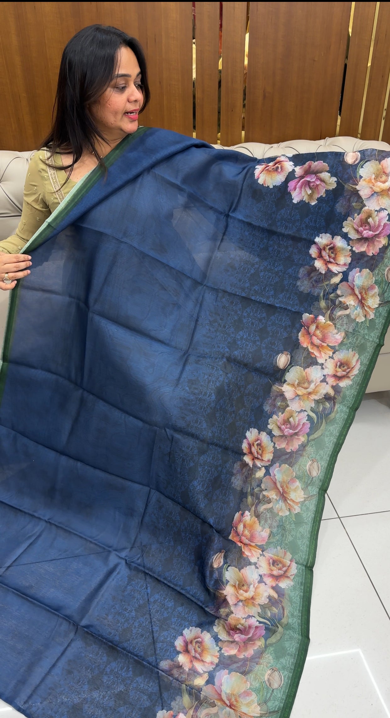 DIGITAL PRINTED SAREES - IHA 27041