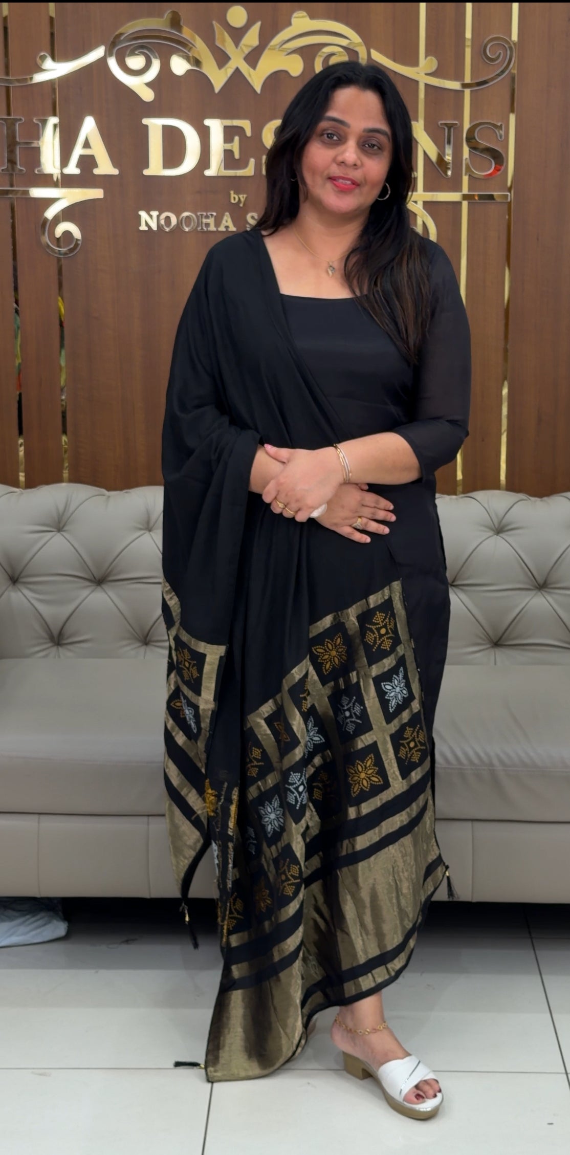 FORWARD MUL CHANDERI UNSTITCHED SALWAR SUITS - IHA 29313