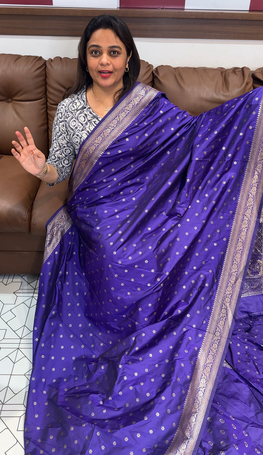SEMI BANARASI SAREES - IHA 24664