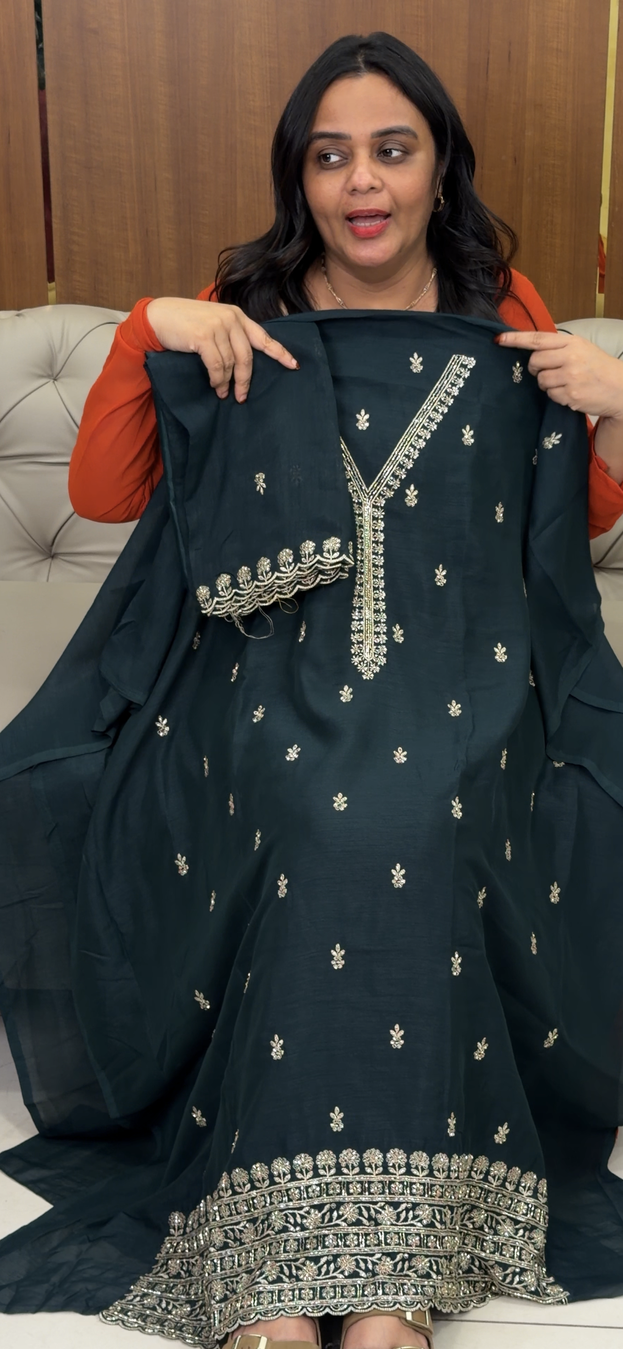 UNSTITCHED SALWAR SUITS - IHA 32560