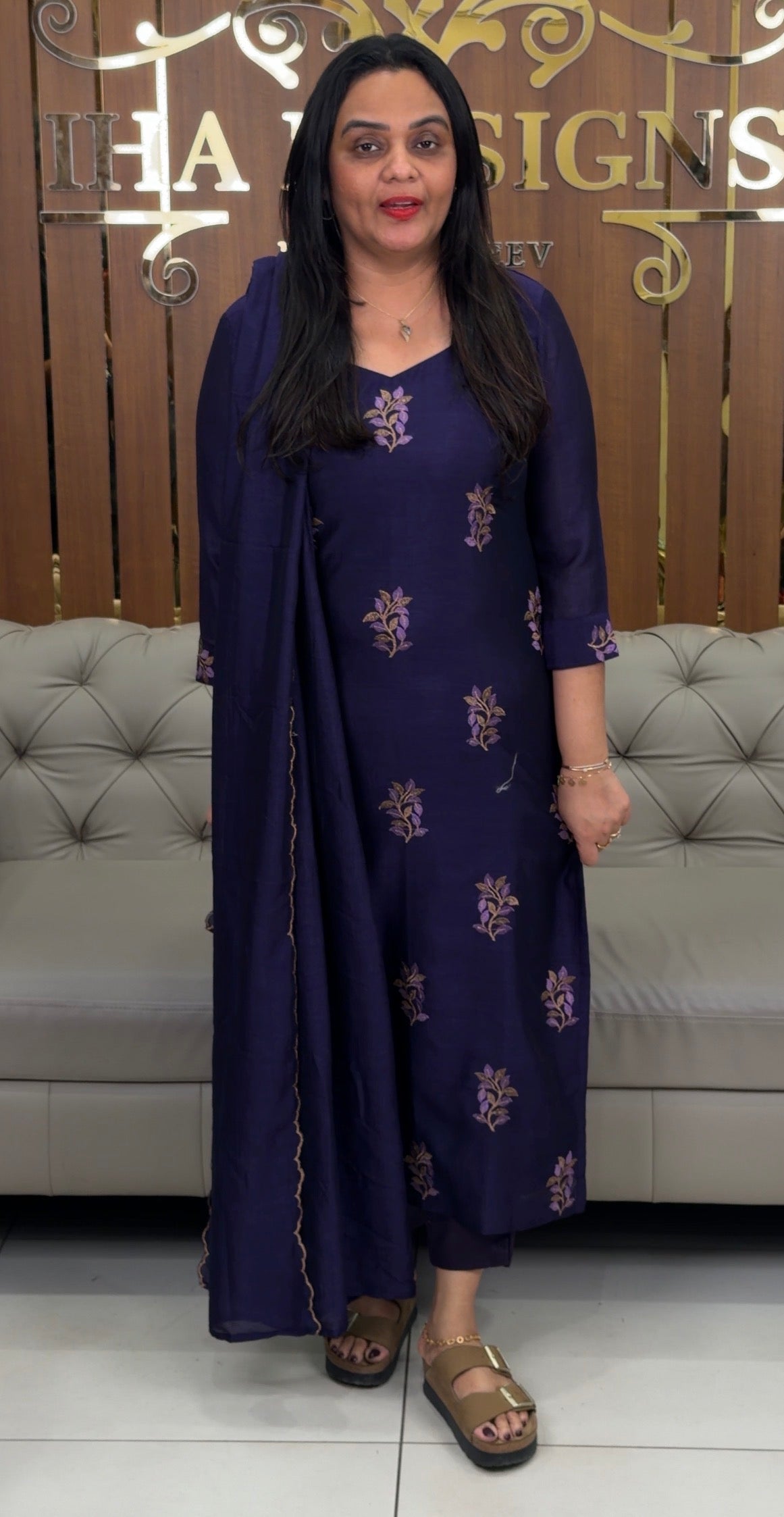 SEMI RAW SILK UNSTITCHED SALWAR SUITS - IHA 33047