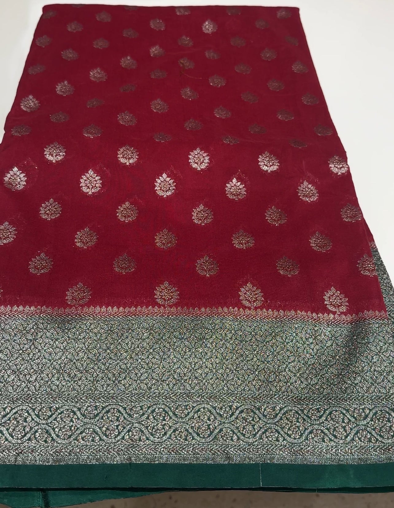 SEMI BANARASI SAREES - IHA 16795