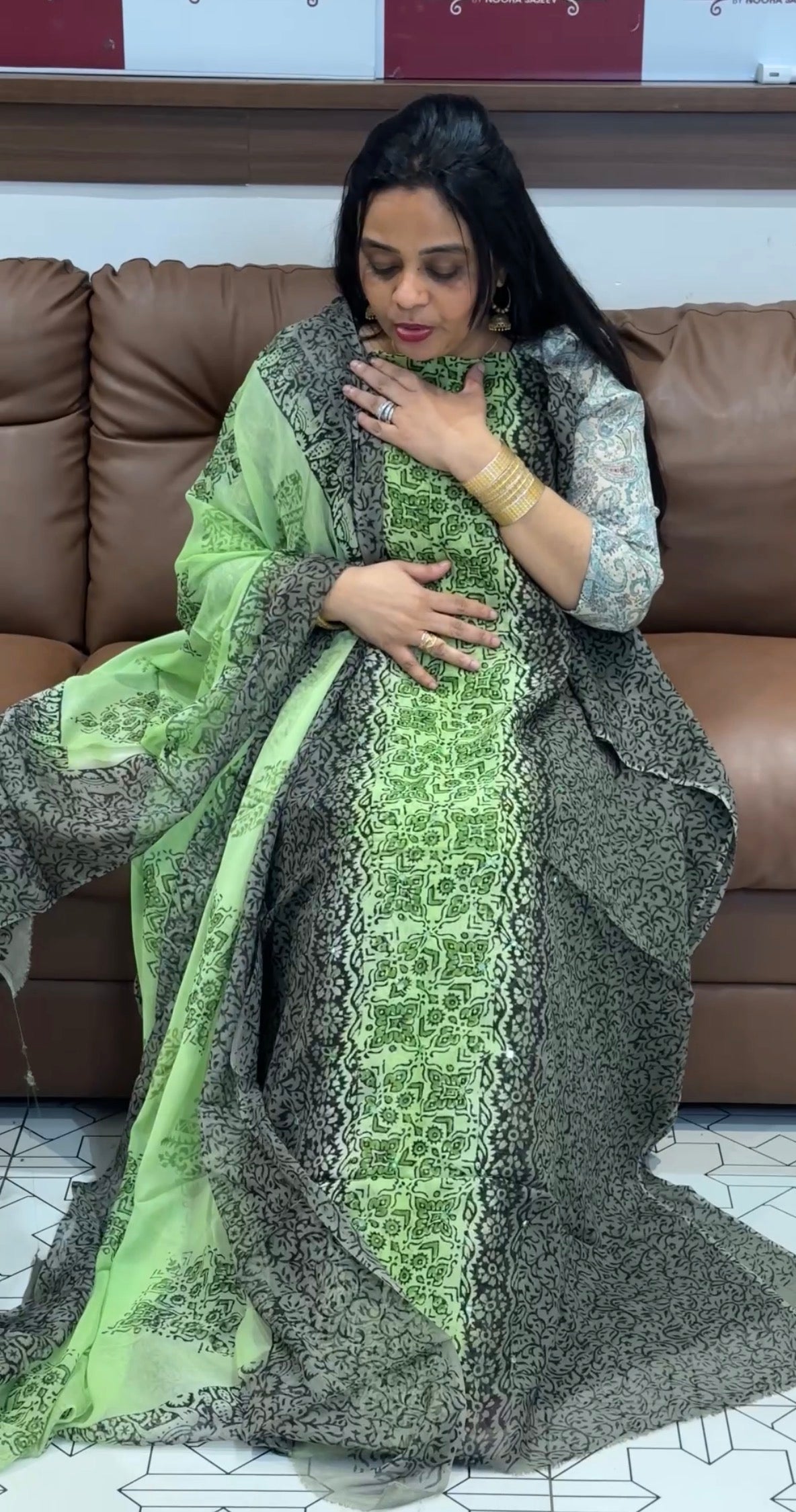 OFFER SALES UNSTITCHED SALWAR SUITS - IHA 34973