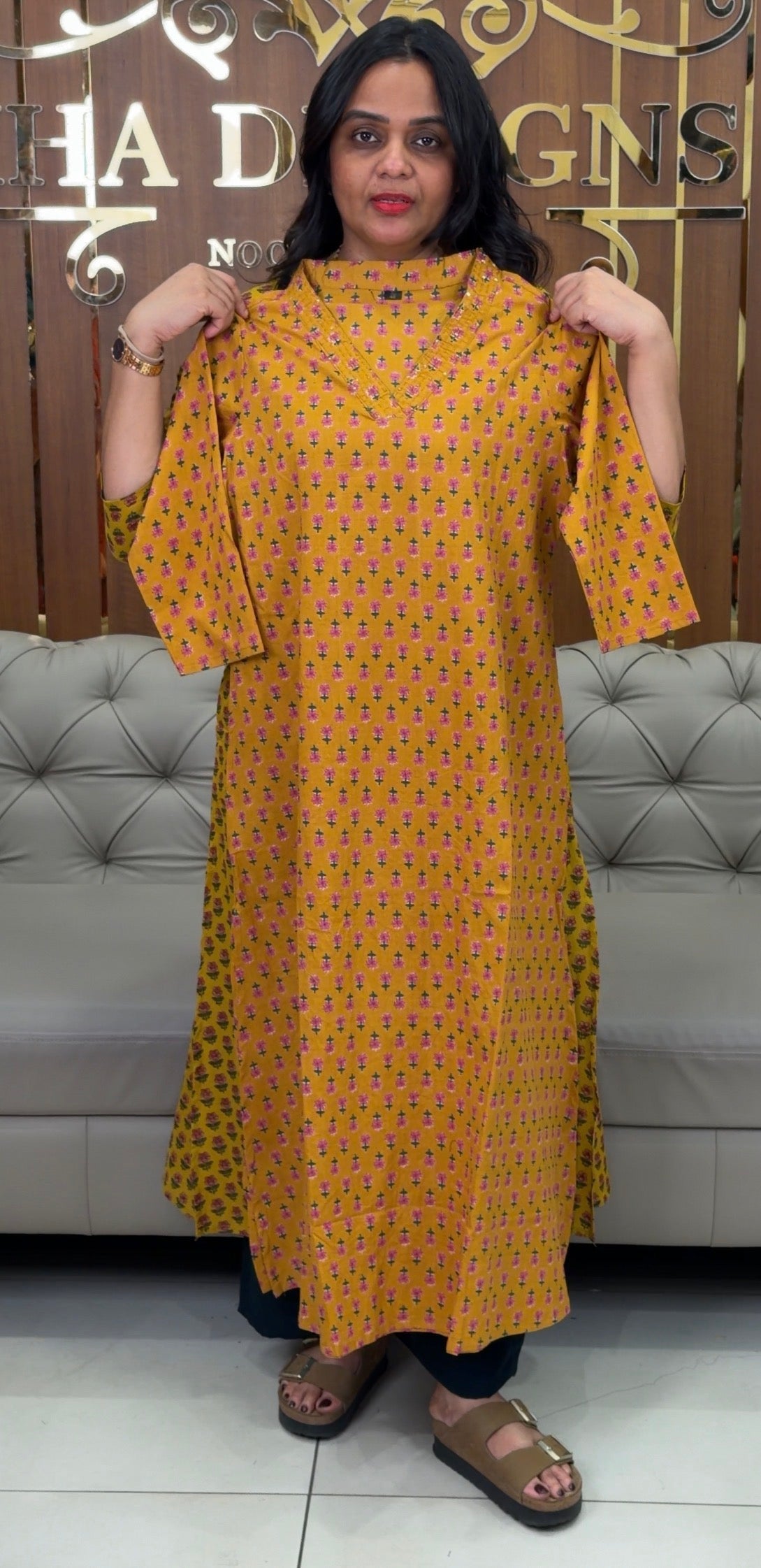 PRINTED COTTON TOPS - IHA 32522