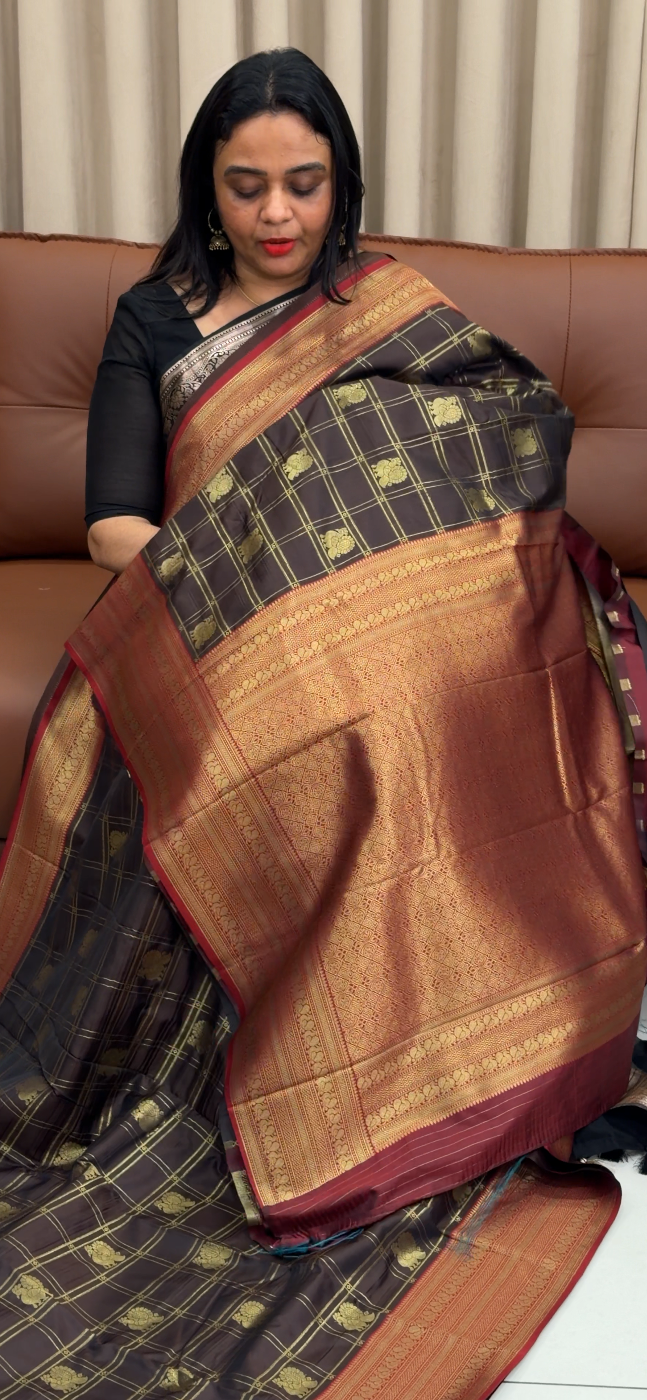 SEMI SILK SAREES - IHA 33573