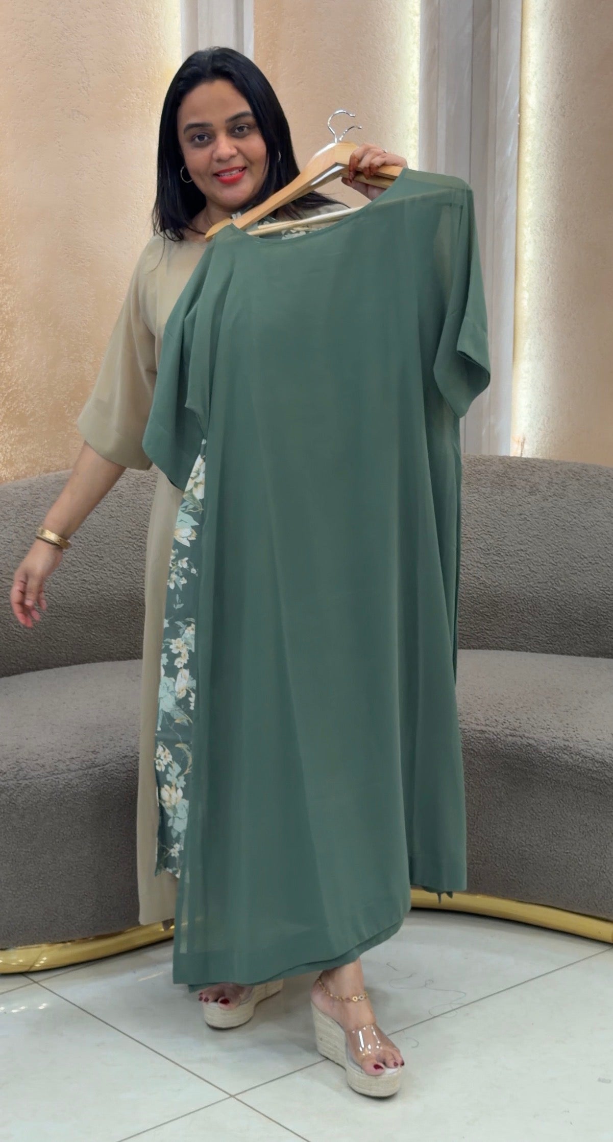 IHA'S IN-HOUSE PRINTED TOP AND INNER - IHA 33057