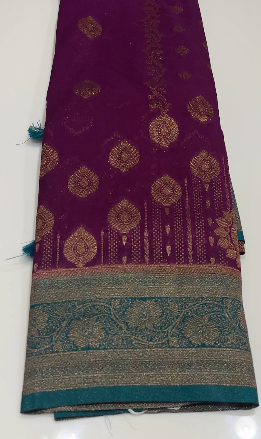 SEMI BANARASI  SAREES - IHA 16797