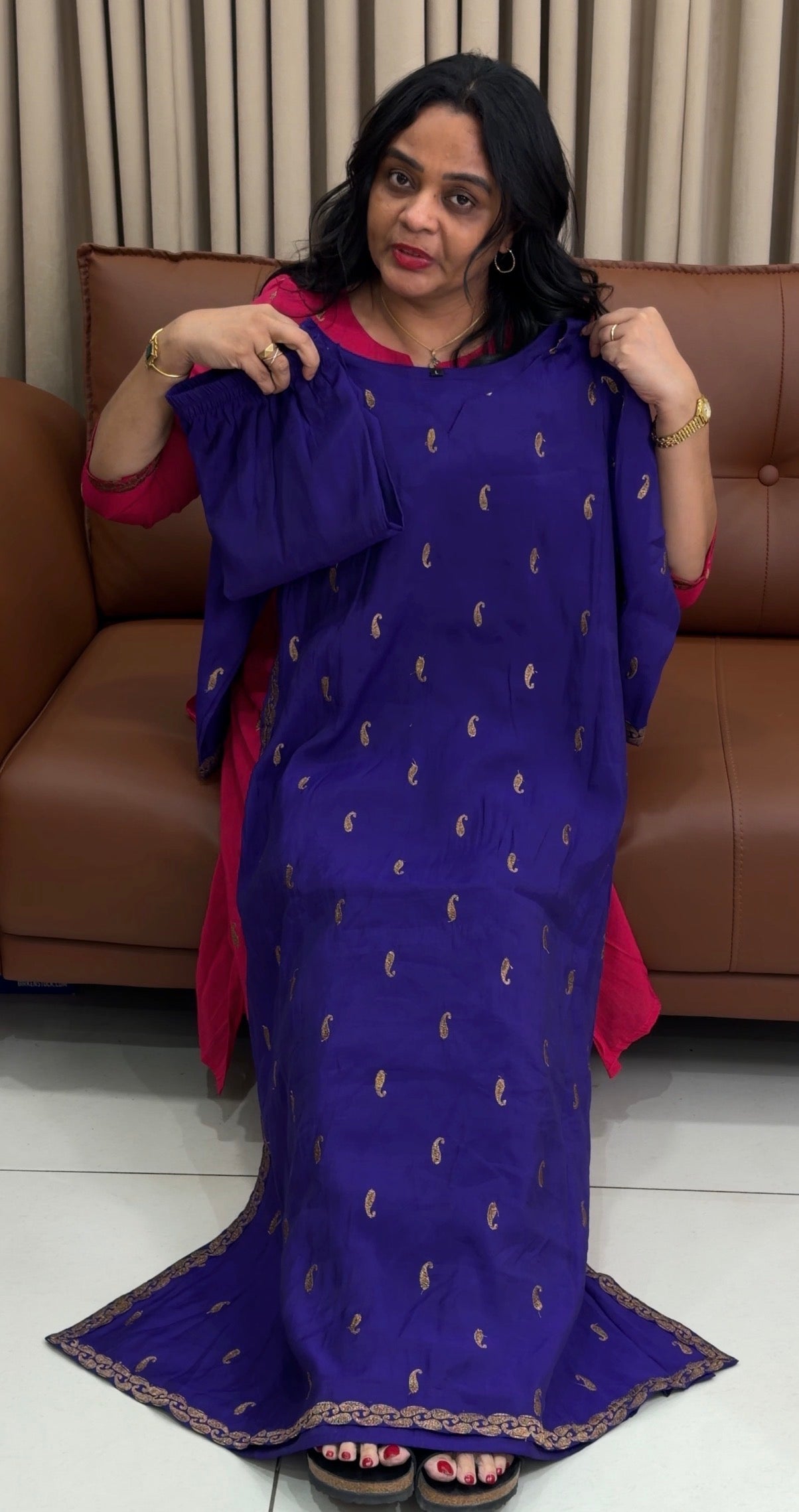 MALAI CHANDERI CO-ORDS SETS - IHA 34435