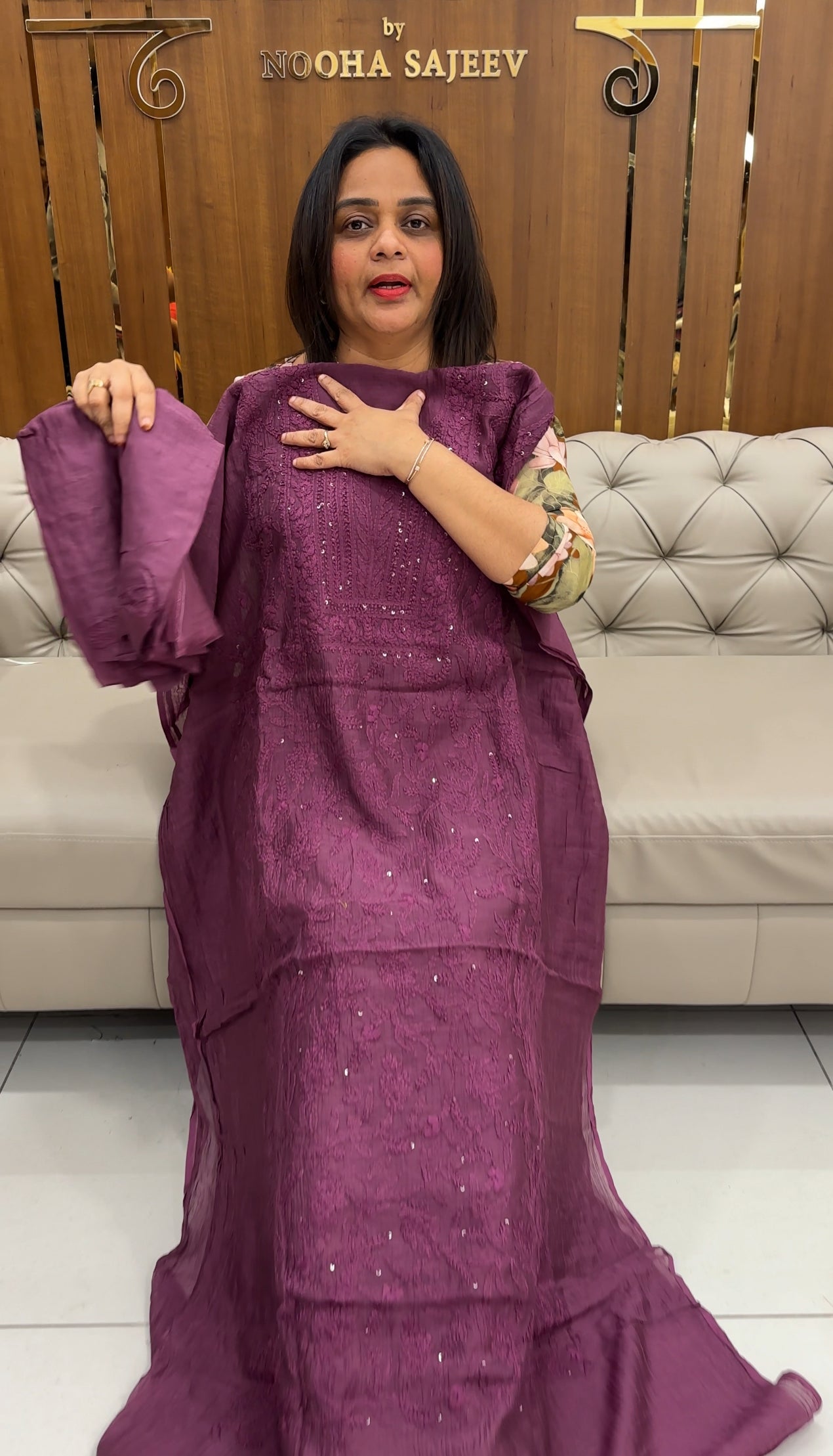 MUL CHANDERI UNSTITCHED SALWAR SUITS - IHA 25330