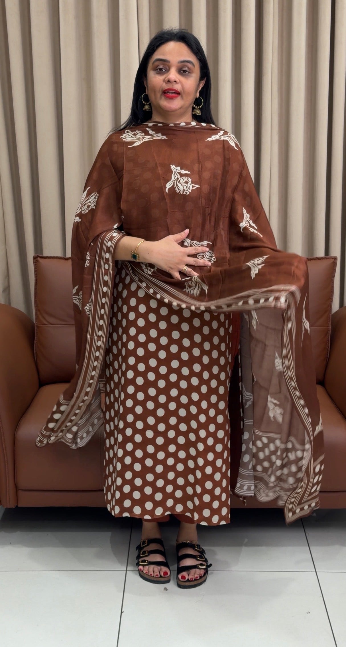 PRINTED GEORGETTE UNSTITCHED SALWAR SUITS - IHA 34195