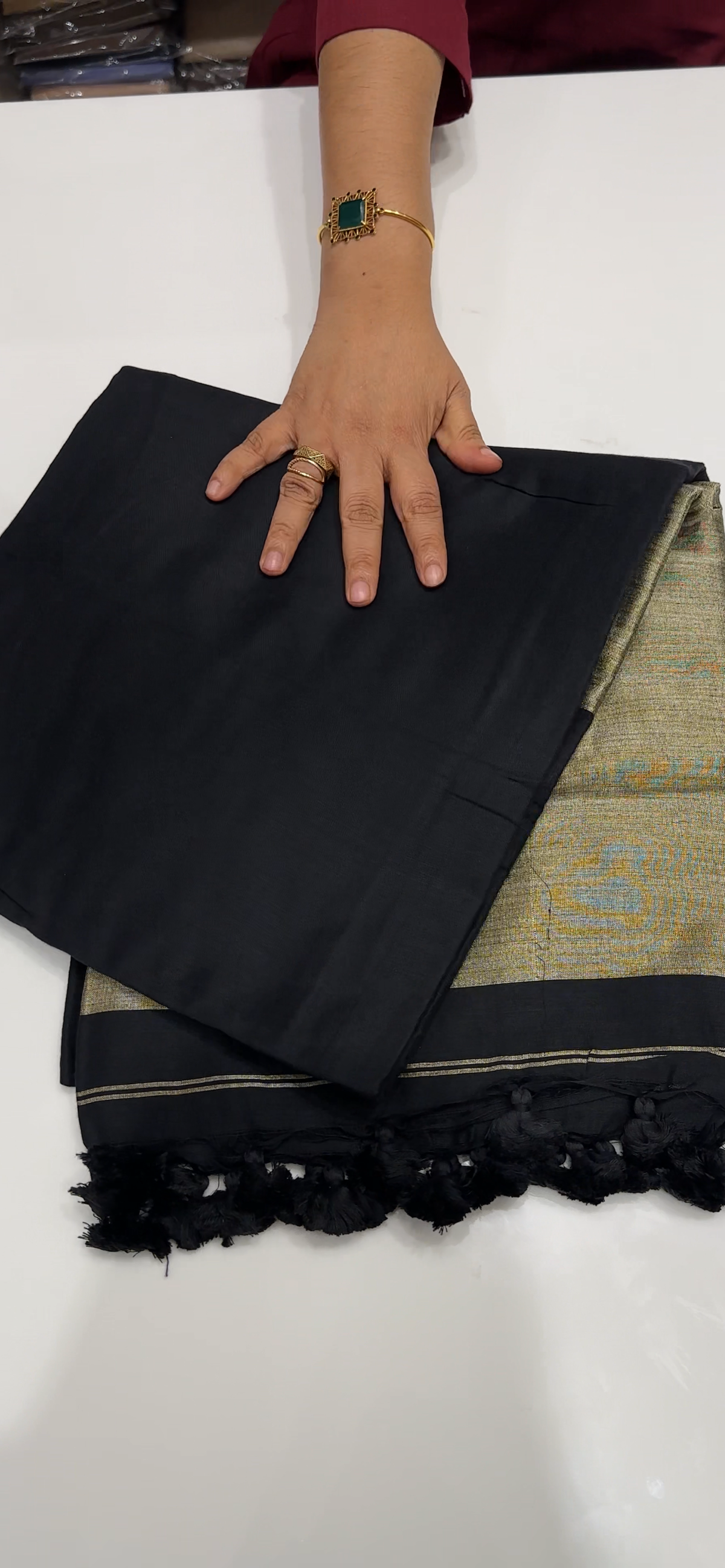 MUL CHANDERI SAREES - IHA 35590