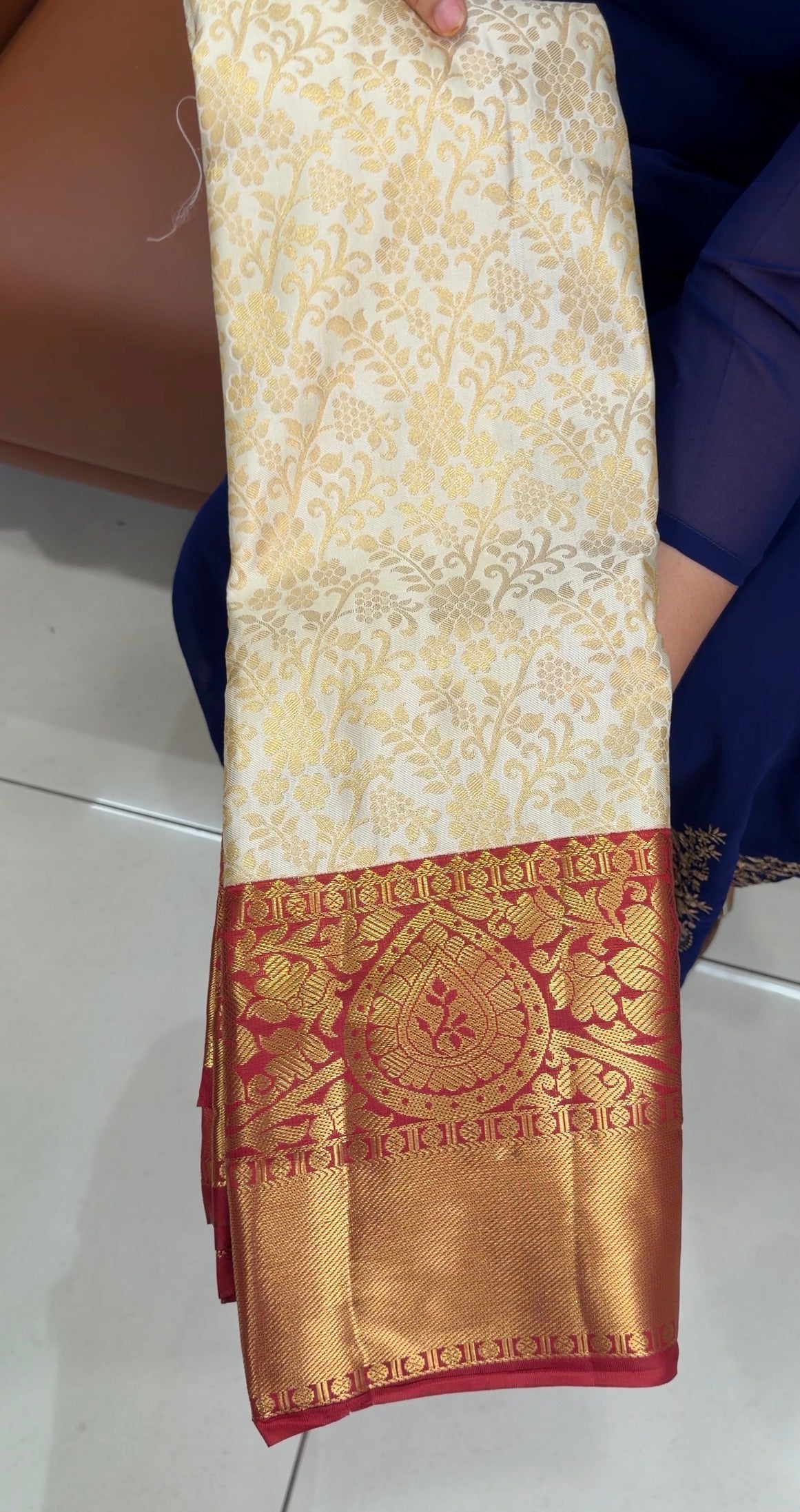 SEMI KANCHIPURAM SILK SAREES - IHA 33628