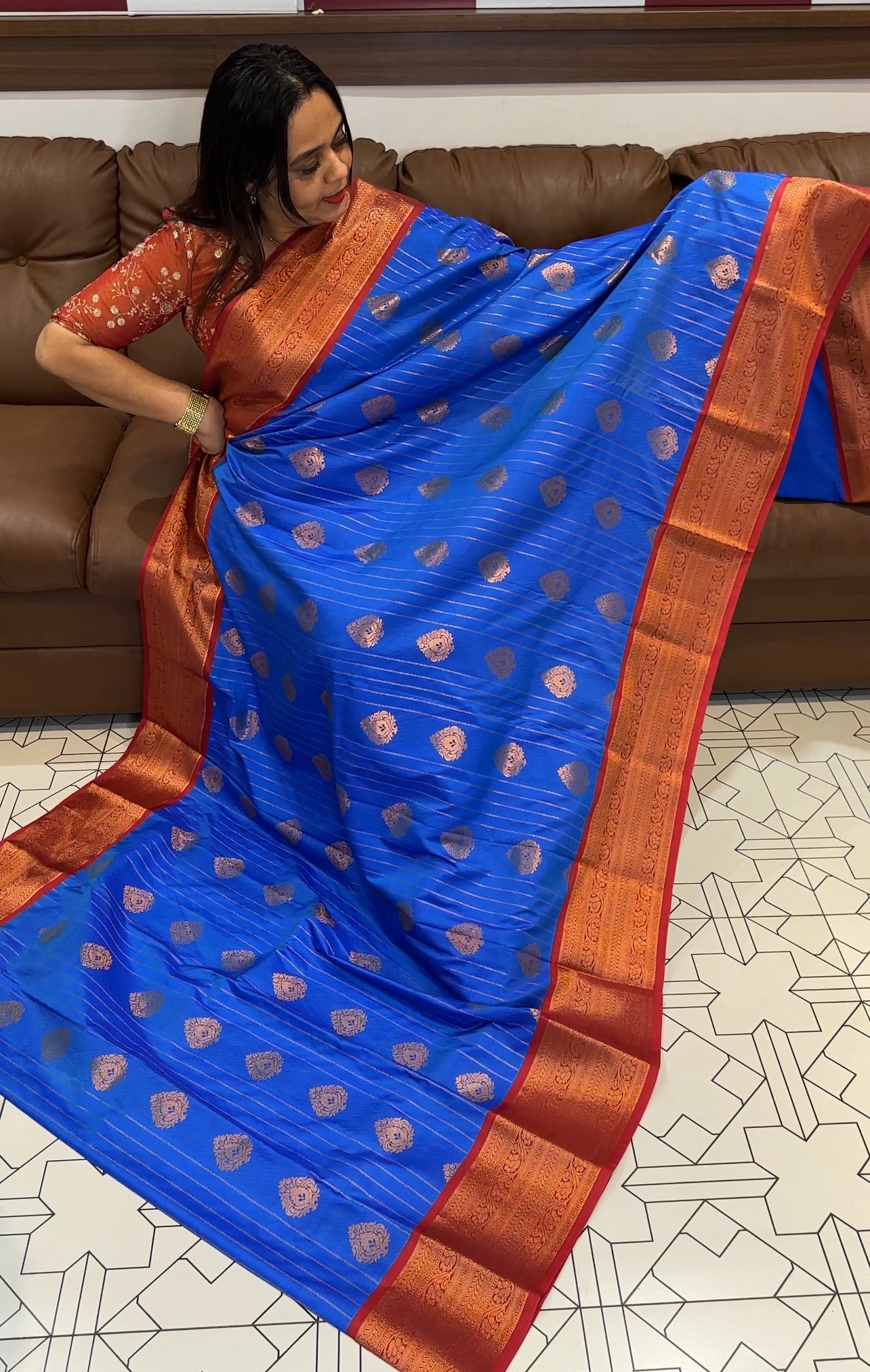 SEMI SOFT SILK SAREES - IHA 18655