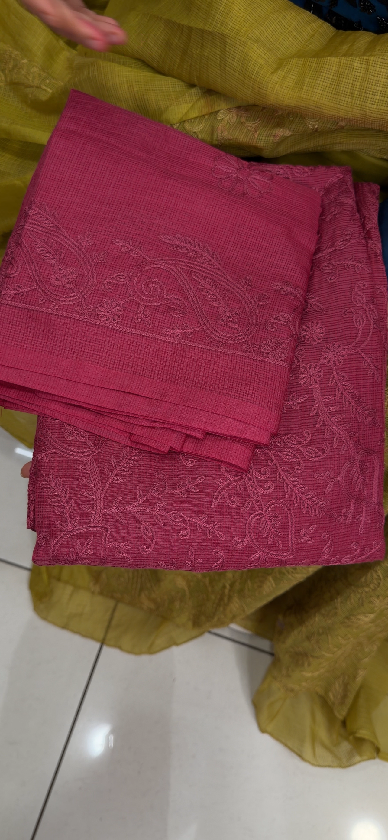NET KOTA UNSTITCHED SALWAR SUITS -  IHA 34645