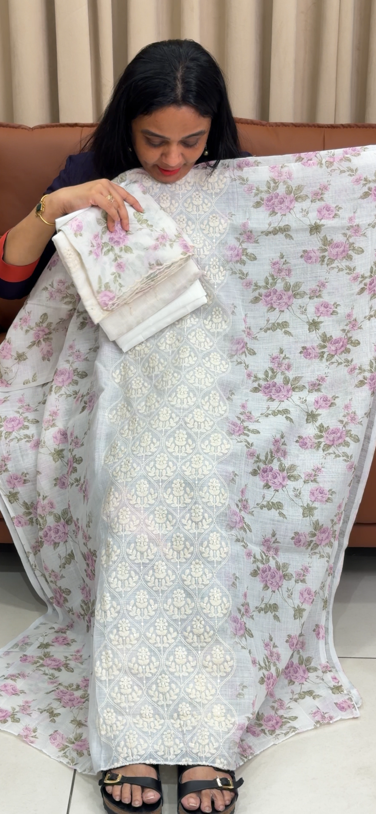 OFFER SALES UNSTITCHED SALWAR SUITS - IHA 35414