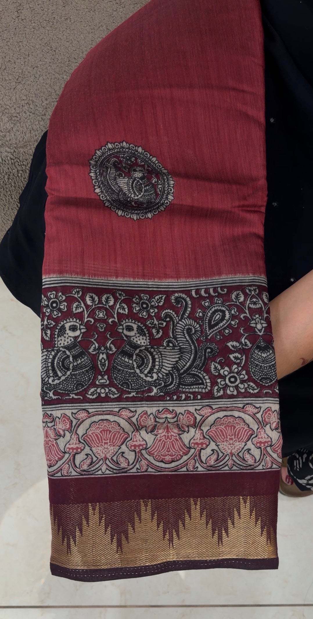 MODAL CHANDERI SAREES - IHA 33074