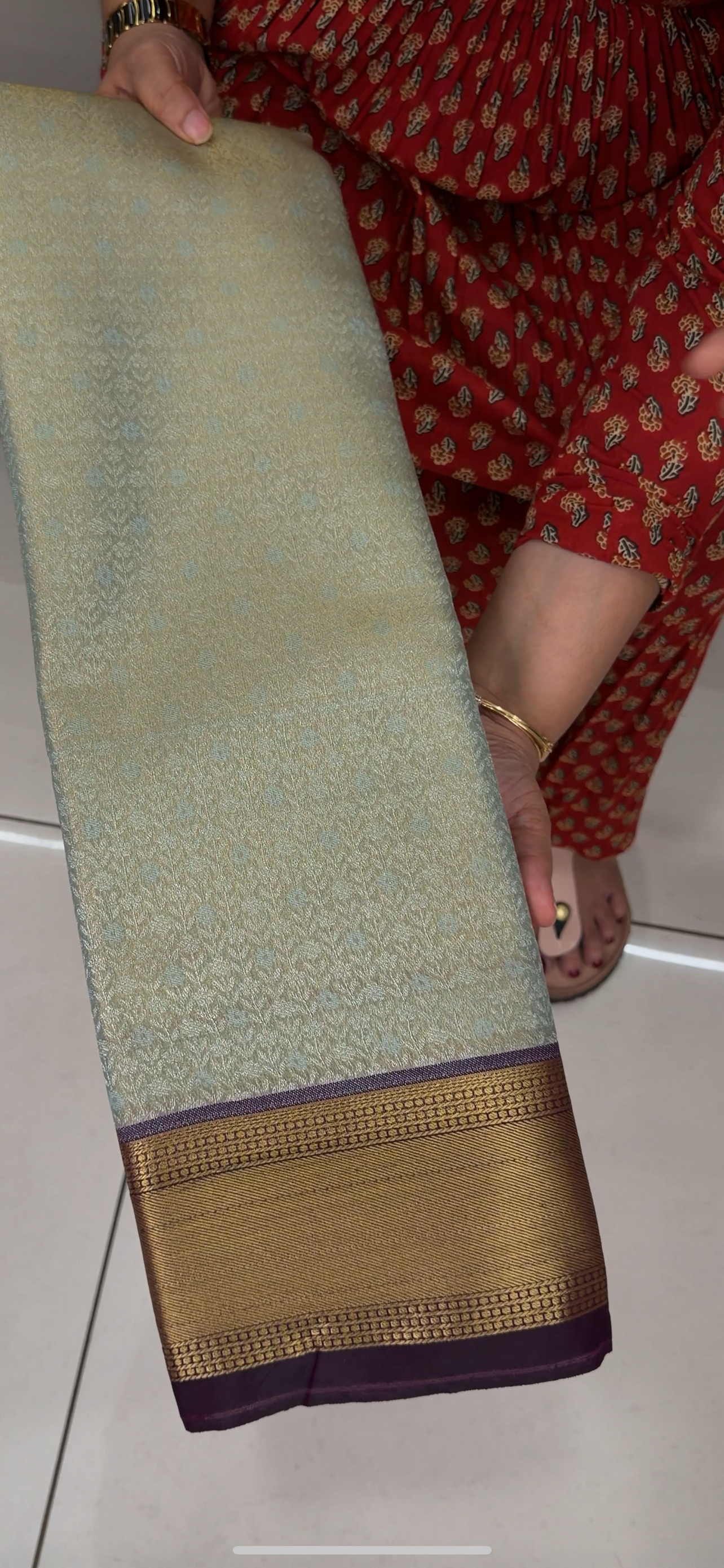 SEMI BROCADE SAREES - IHA 28959