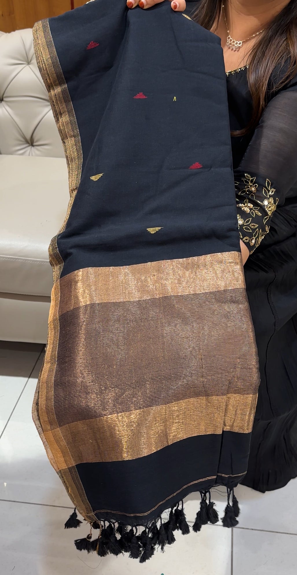 KHADDI COTTON SAREES - IHA 24542