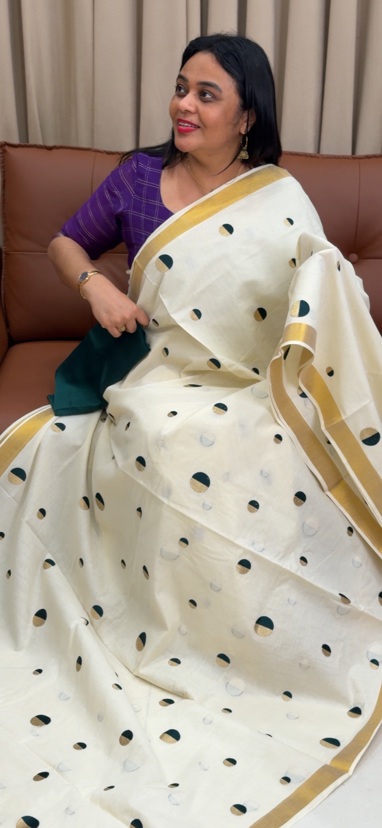 FORWARD KERALA COTTON SAREES - IHA 33863
