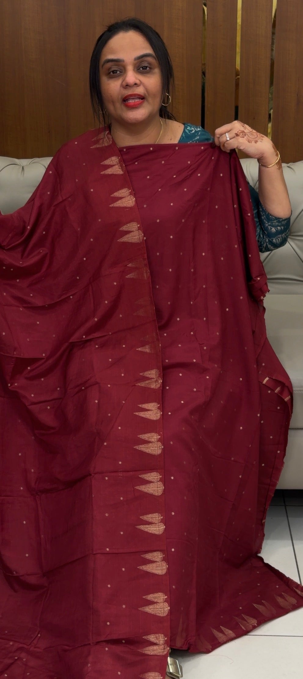 FORWARD  MUL CHANDERI UNSTITCHED SALWAR SUITS - IHA 31408