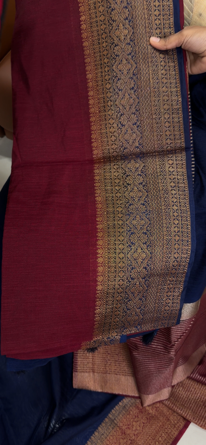 SEMI DUPION SAREES - IHA 33778