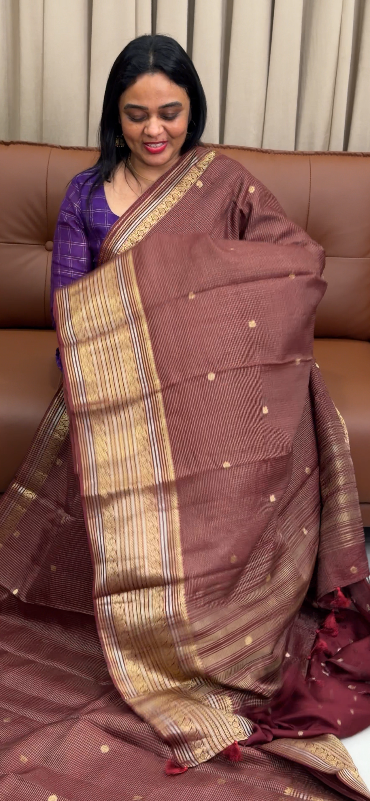 SEMI BANARASI SAREES -  IHA 33869
