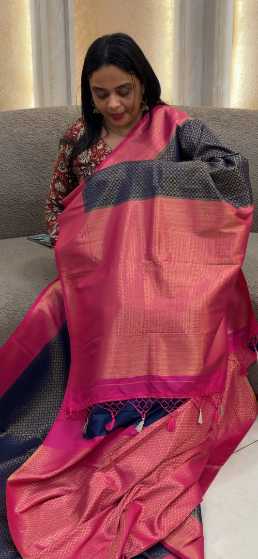 SEMI KATAN SAREES - IHA 34086
