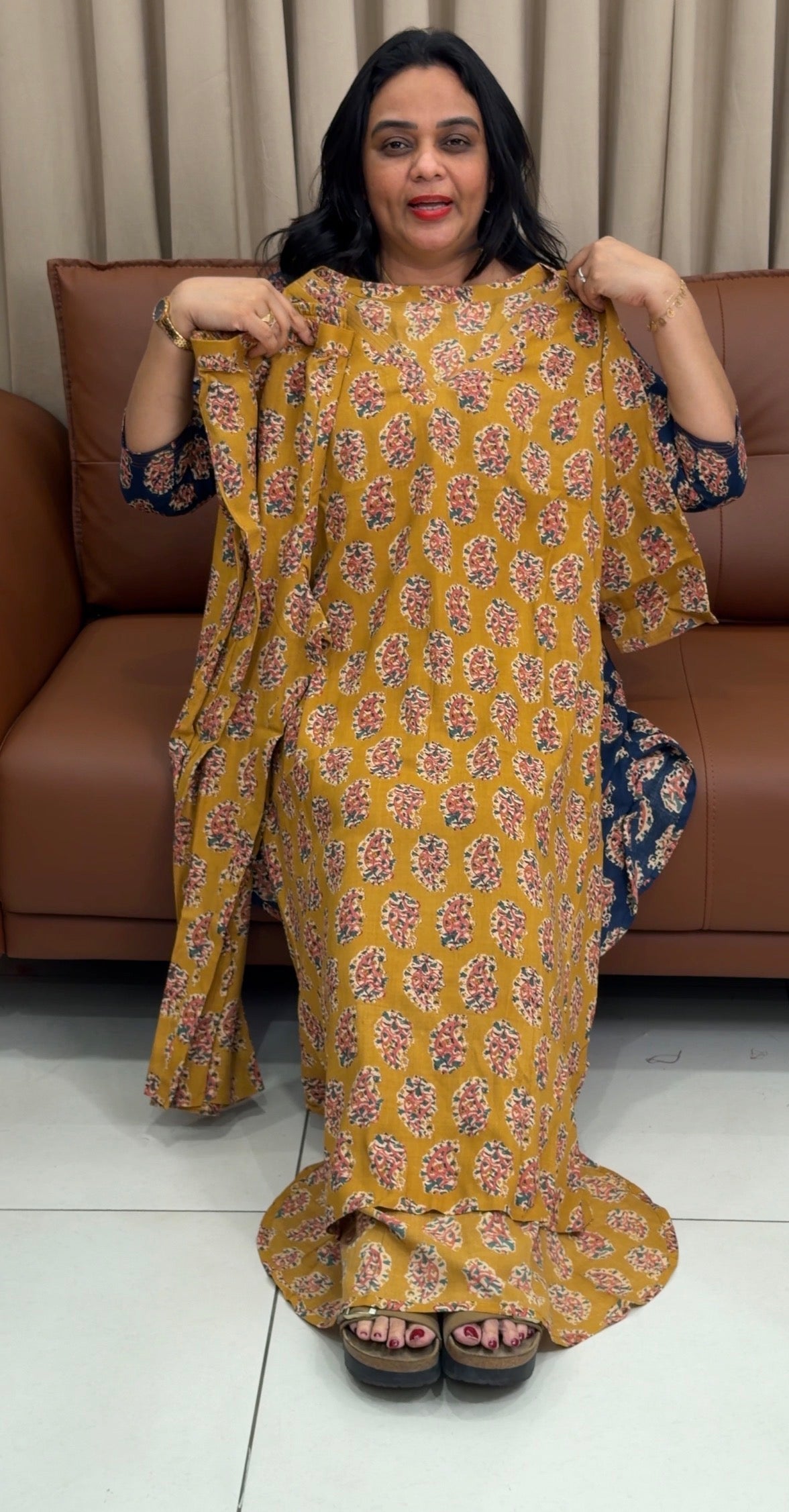 IHA'S IN-HOUSE PRINTED RAYON CO-ORDS SETS - IHA 33341
