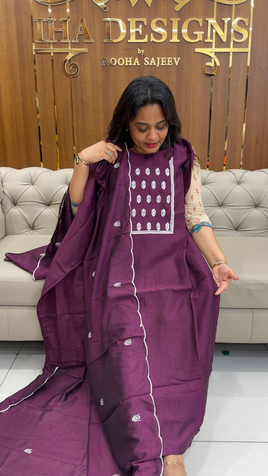 VICHITRA SILK TOP, BOTTOM AND DUPATTA  - IHA 25186