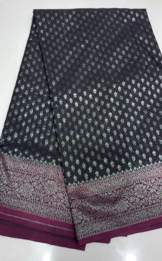 SEMI BANARASI SAREES - IHA 27136