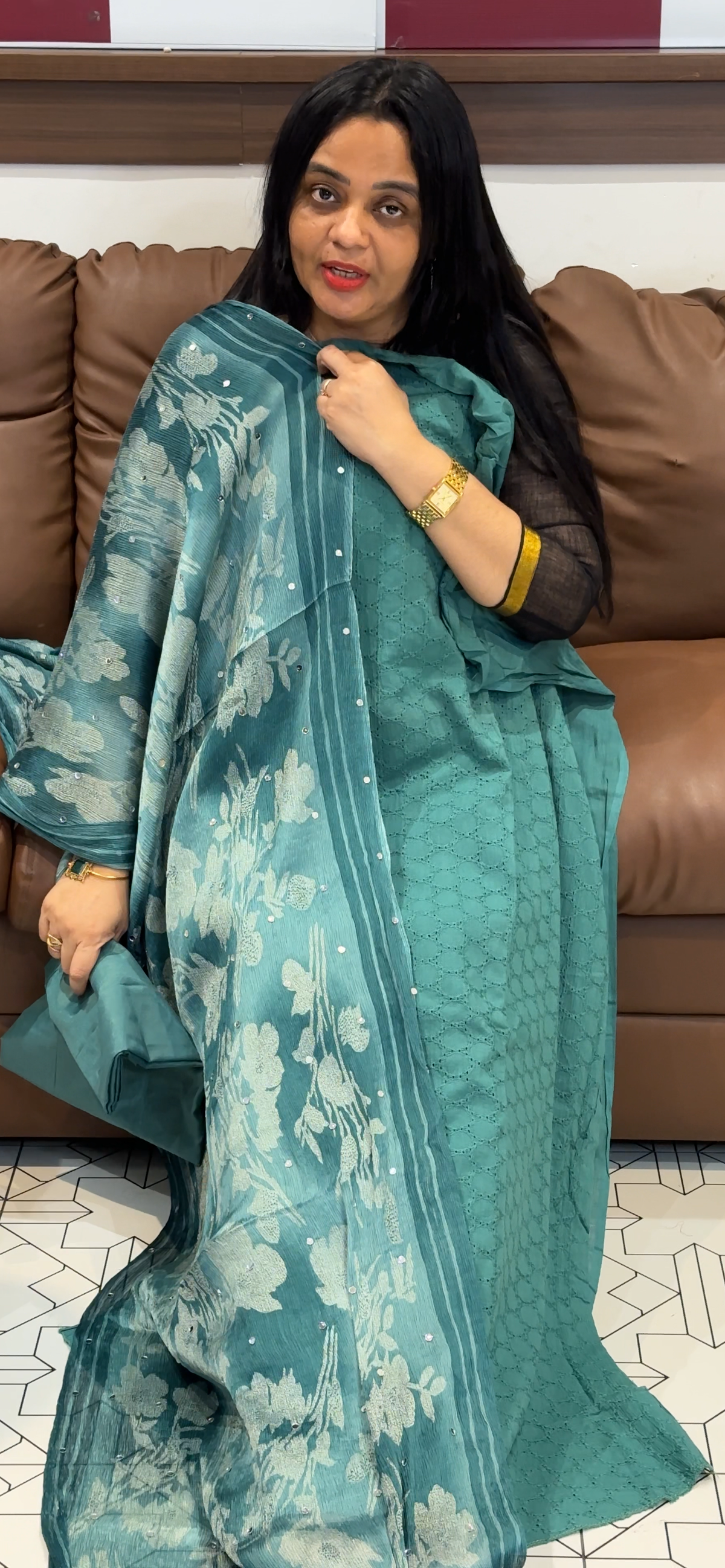 OFFER SALES UNSTITCHED SALWAR SUITS - IHA 35467