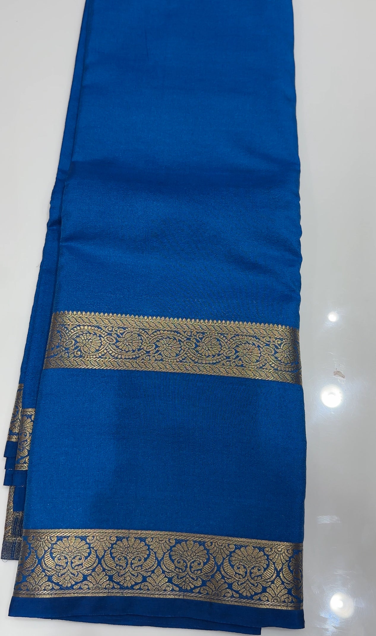 SEMI CRAPE SAREES - IHA 27244