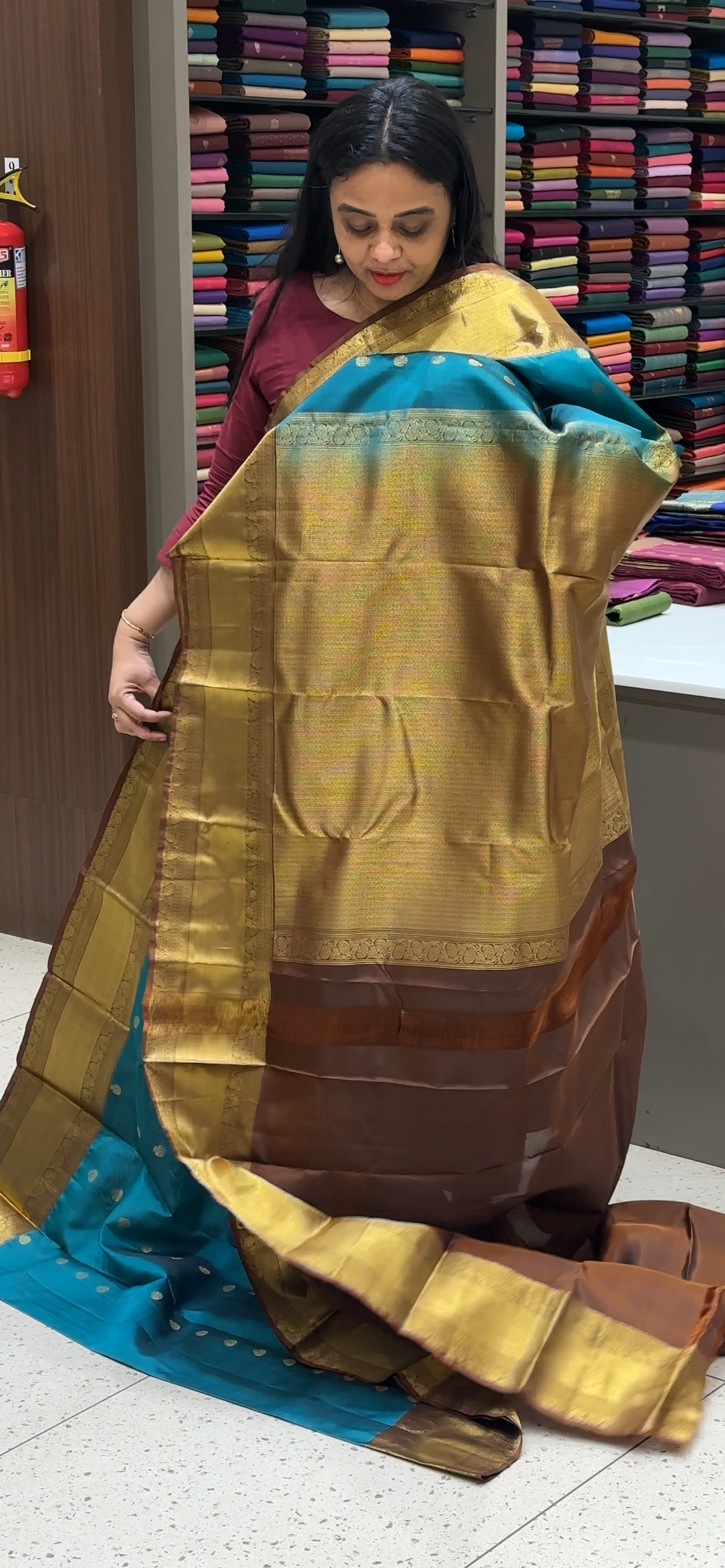 DESIGNER KANCHIPURAM SAREES - IHA 35549