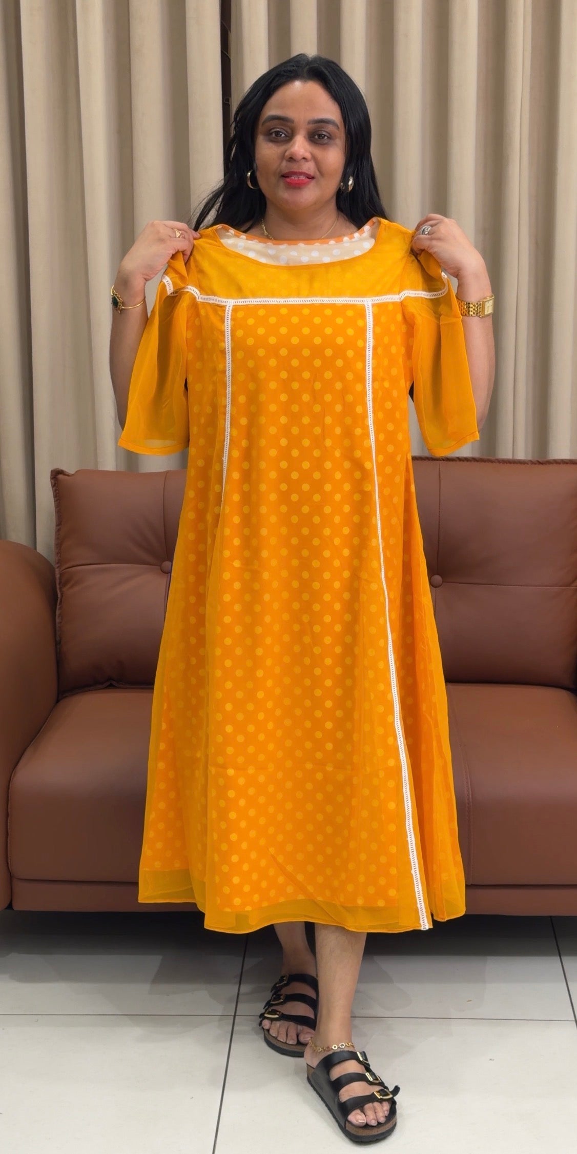 IHA'S IN-HOUSE DESIGNER FROCKS - IHA 35347