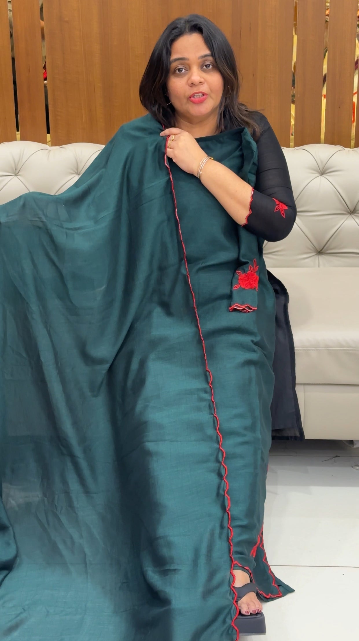 IHA'S IN-HOUSE TOP, BOTTOM AND  DUPATTA - IHA 28352